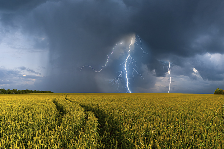 Landschaftsfotografie Gewitter