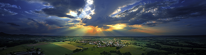 Landschaftsfotografie Wolkendecke