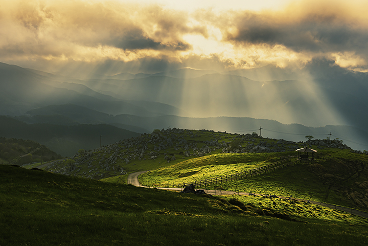 Landschaftsfotografie God Rays